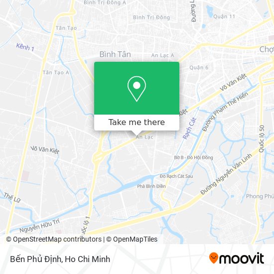 Bến Phủ Định map