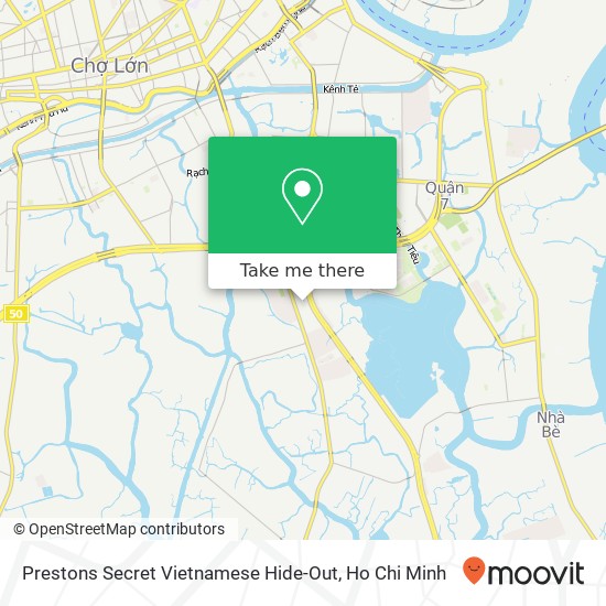 Prestons Secret Vietnamese Hide-Out map