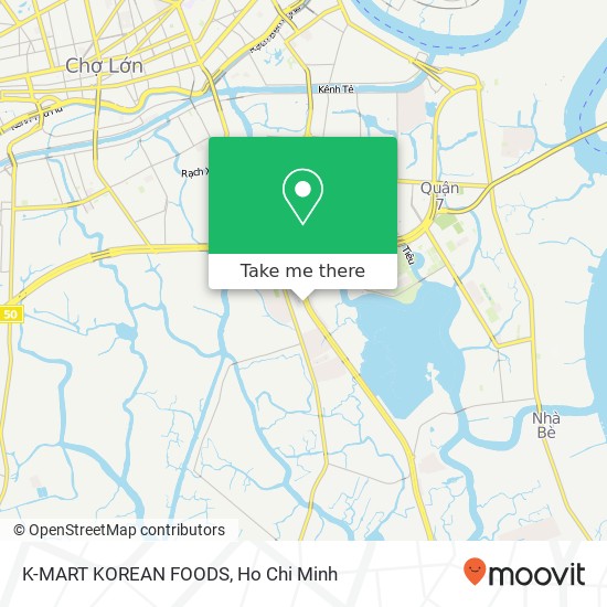 K-MART KOREAN FOODS map