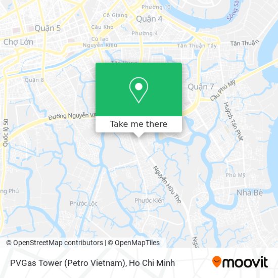 PVGas Tower (Petro Vietnam) map