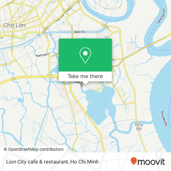 Lion City cafe & restaurant map