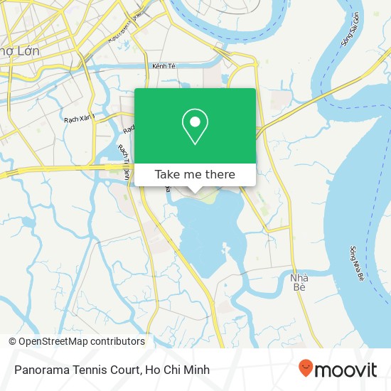 Panorama Tennis Court map