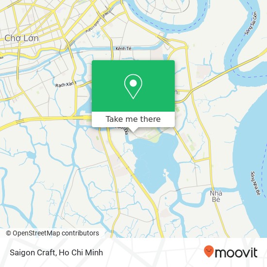 Saigon Craft map