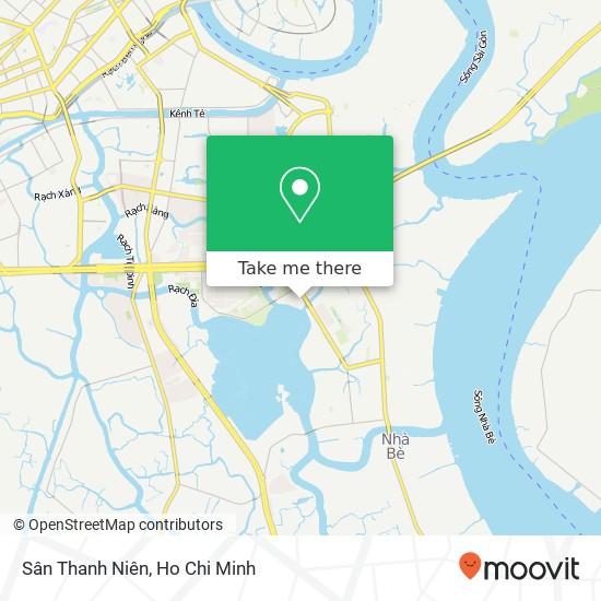 Sân Thanh Niên map