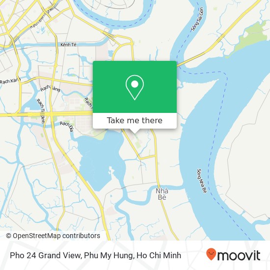 Pho 24 Grand View, Phu My Hung map