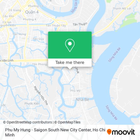 Phu My Hung - Saigon South New City Center map