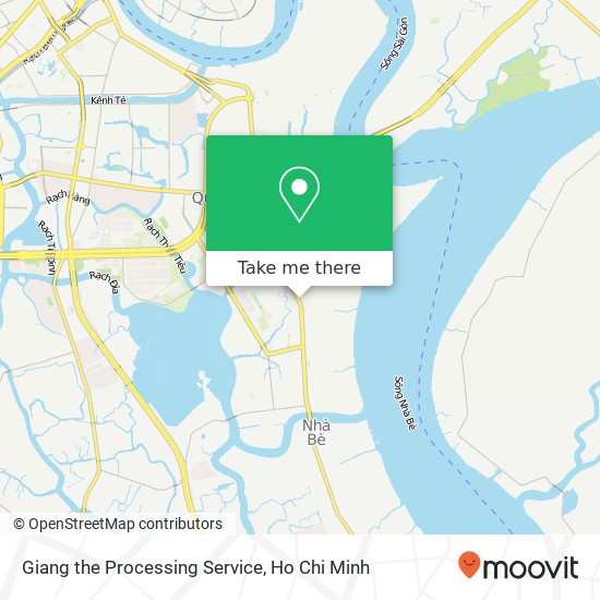 Giang the Processing Service map