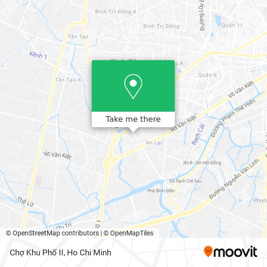 Chợ Khu Phố II map