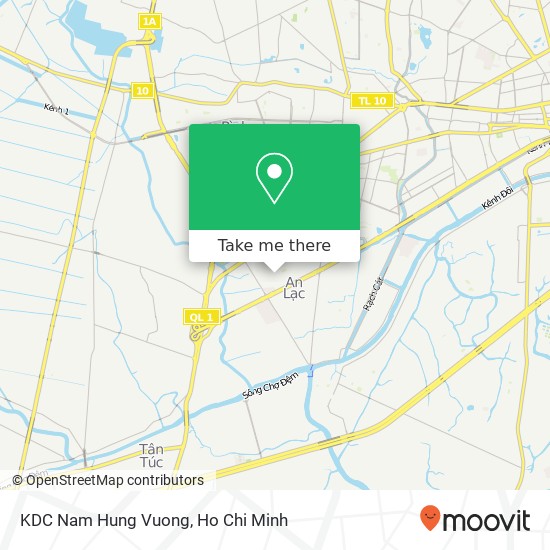 KDC Nam Hung Vuong map