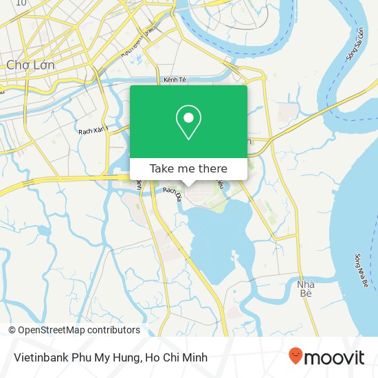 Vietinbank Phu My Hung map