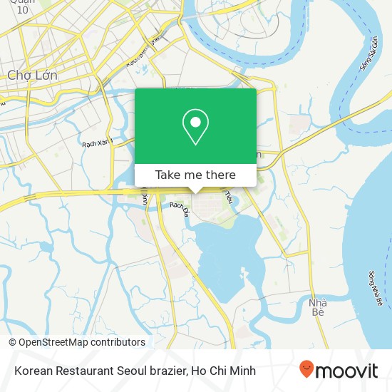 Korean Restaurant Seoul brazier map