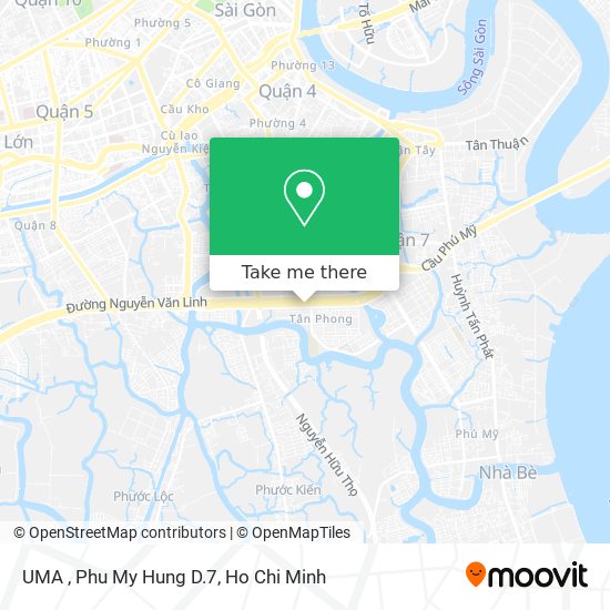 UMA , Phu My Hung D.7 map