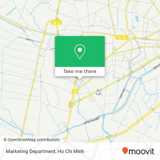 Marketing Department map