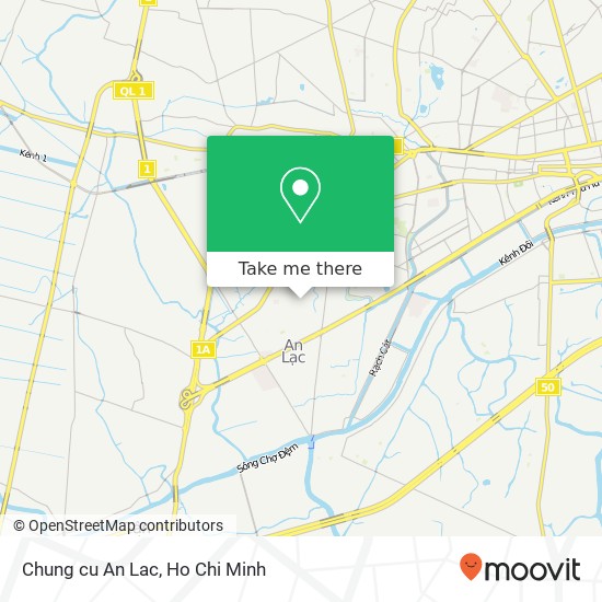 Chung cu An Lac map