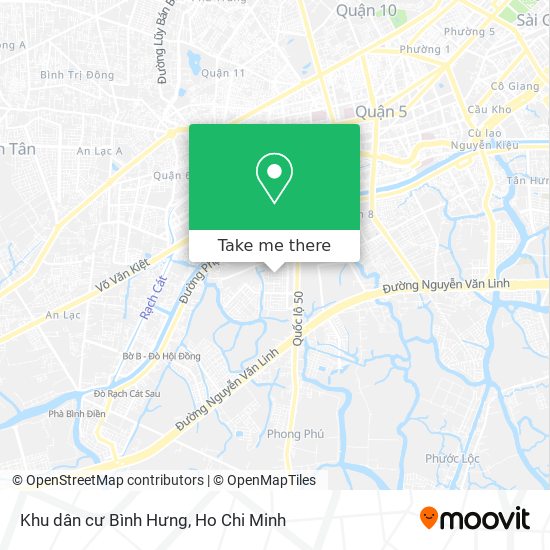 Khu dân cư Bình Hưng map