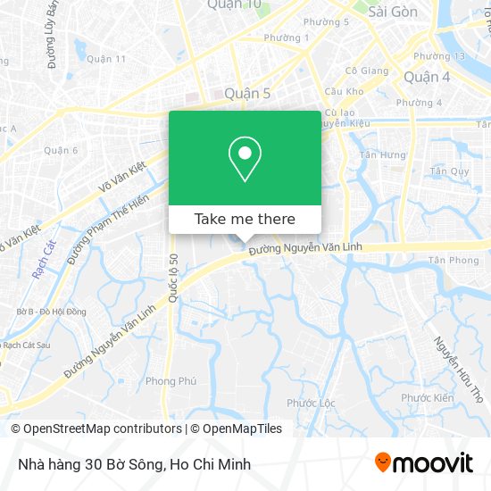 Nhà hàng 30 Bờ Sông map