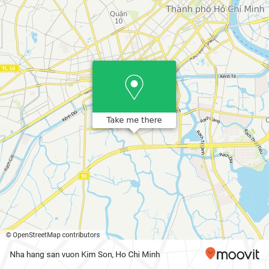 Nha hang san vuon Kim Son map