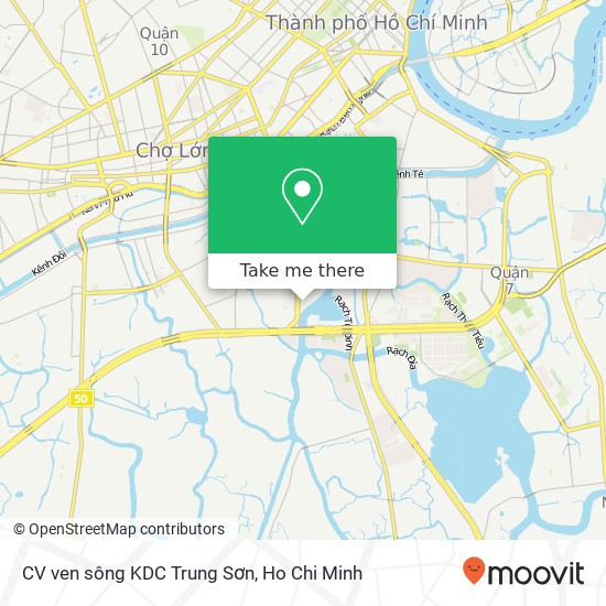 CV ven sông KDC Trung Sơn map