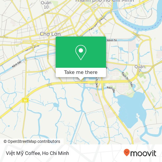 Việt Mỹ Coffee map