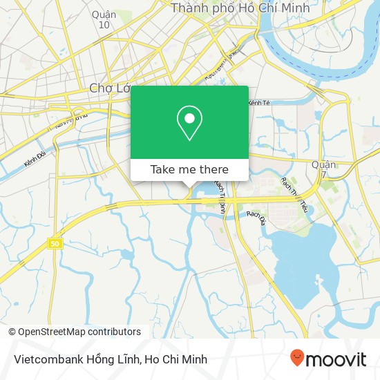 Vietcombank Hồng Lĩnh map