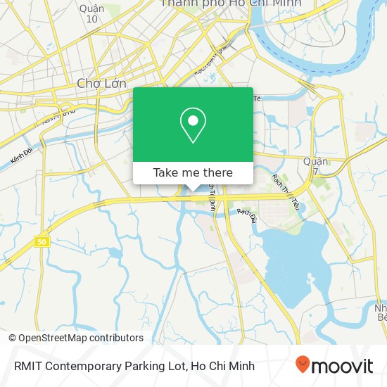 RMIT Contemporary Parking Lot map