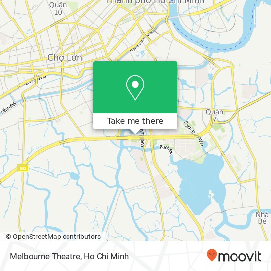 Melbourne Theatre map