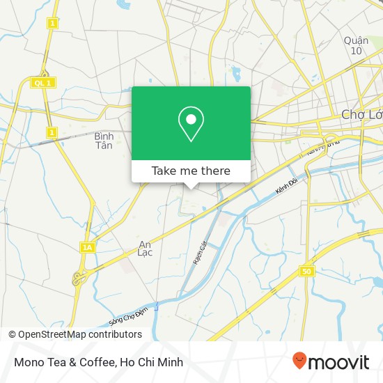 Mono Tea & Coffee map