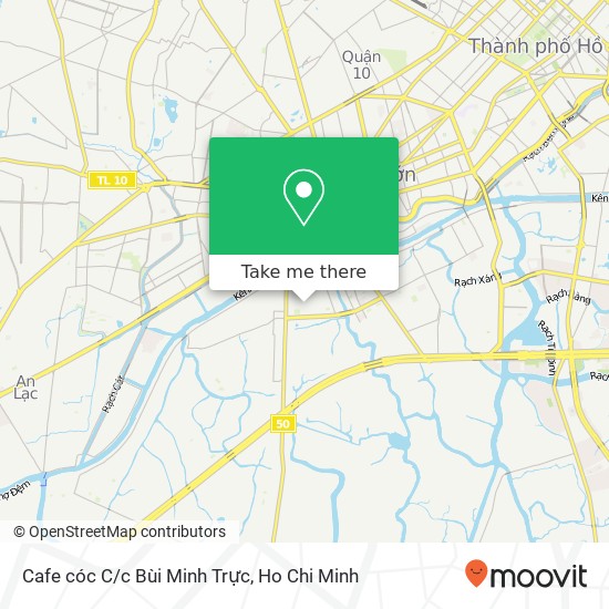 Cafe cóc C/c Bùi Minh Trực map