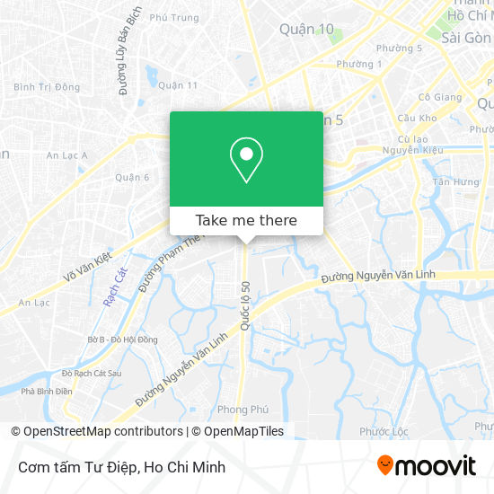 Cơm tấm Tư Điệp map