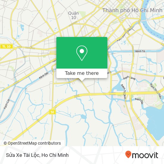 Sửa Xe Tài Lộc map