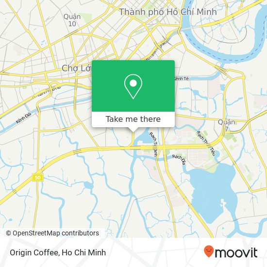 Origin Coffee map