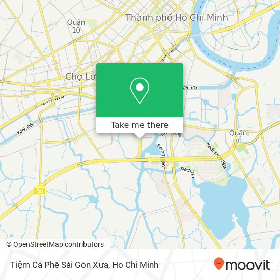 Tiệm Cà Phê Sài Gòn Xưa map