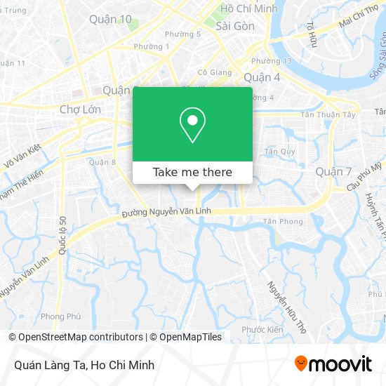 Quán Làng Ta map