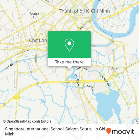 Singapore International School, Saigon South map