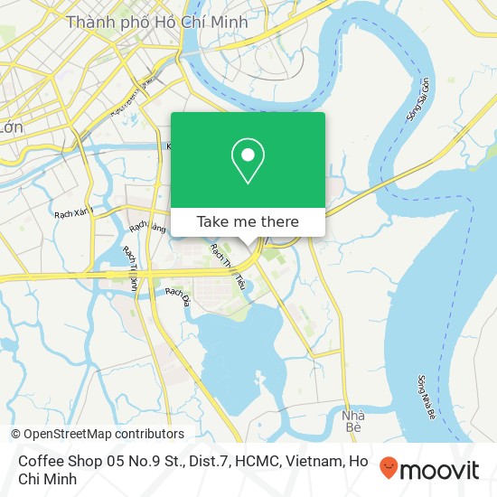 Coffee Shop 05 No.9 St., Dist.7, HCMC, Vietnam map