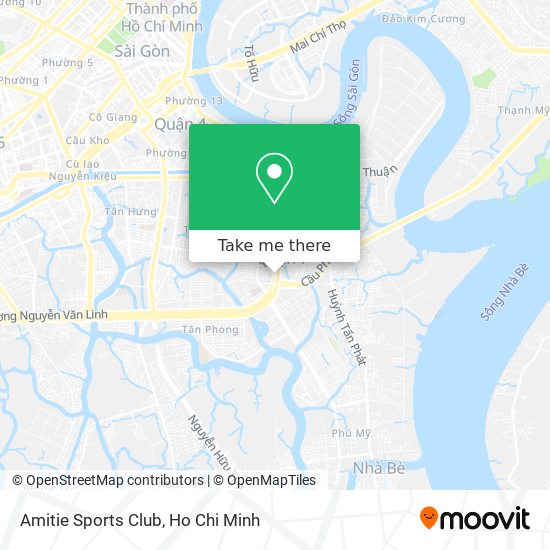 Amitie Sports Club map