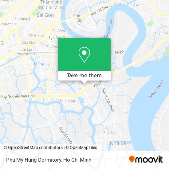 Phu My Hung Dormitory map