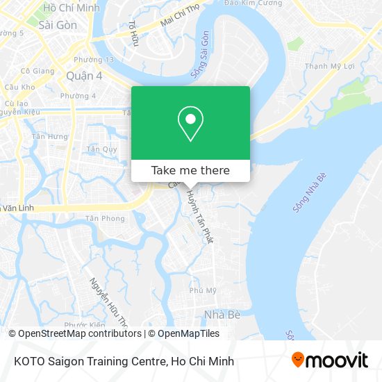 KOTO Saigon Training Centre map