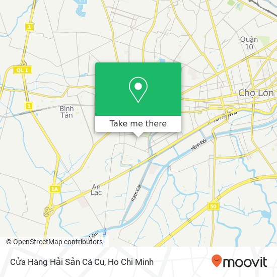 Cửa Hàng Hải Sản Cá Cu map