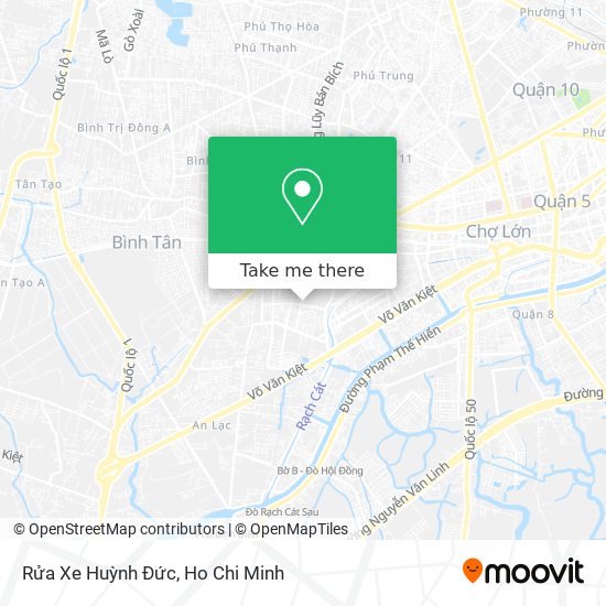 Rửa Xe Huỳnh Đức map