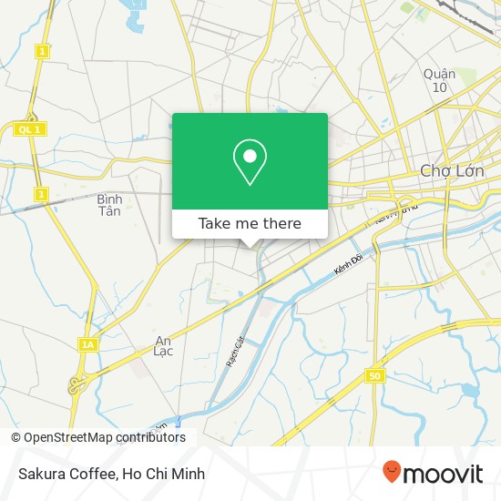 Sakura Coffee map