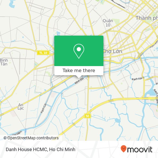 Danh House HCMC map