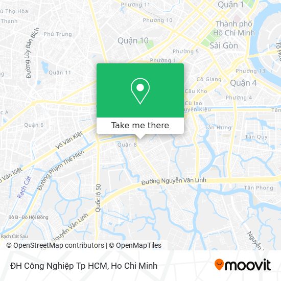 ĐH Công Nghiệp Tp HCM map