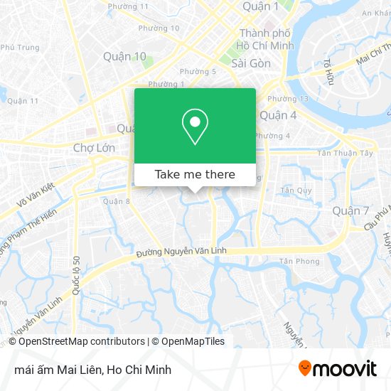 mái ấm Mai Liên map