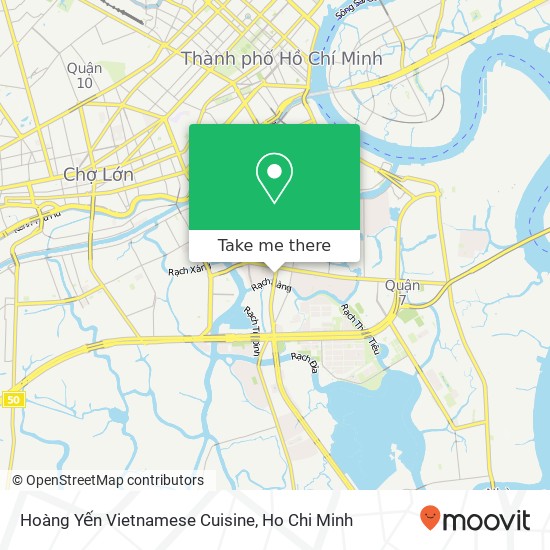Hoàng Yến Vietnamese Cuisine map