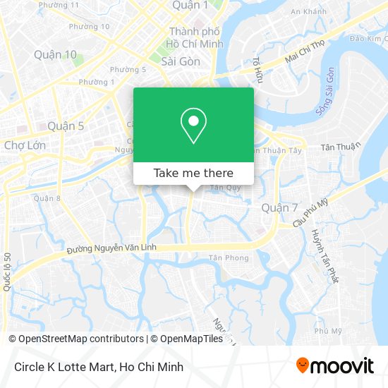 Circle K Lotte Mart map