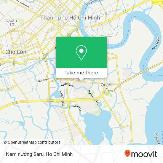 Nem nướng Saru map