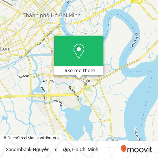 Sacombank Nguyễn Thị Thập map