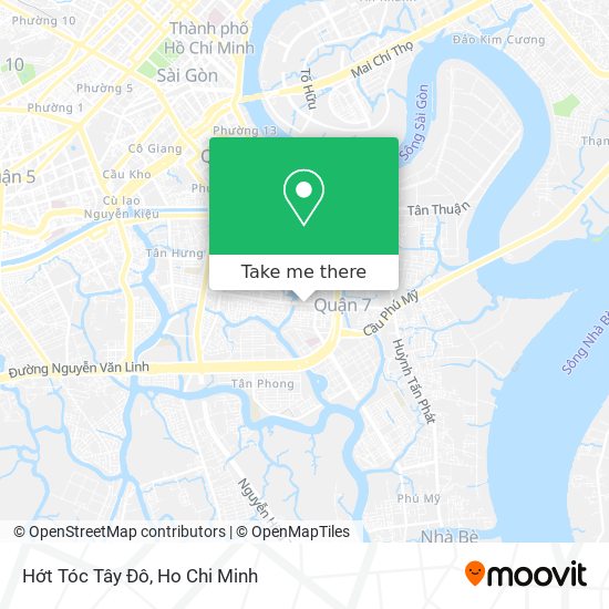 Hớt Tóc Tây Đô map