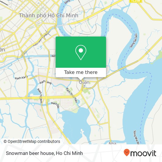 Snowman beer house map